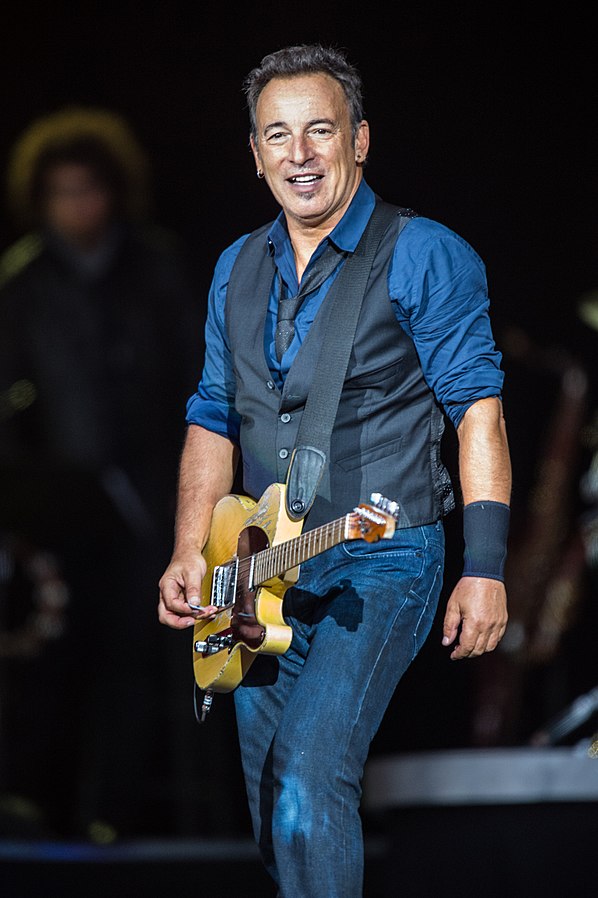 Musical superstar Bruce Springsteen, a central figure of importance to the young Javed. Bruce Springsteen performing at Roskilde Festival 2012. Photo credit: Bill Ebbesen.
Via Creative Commons.