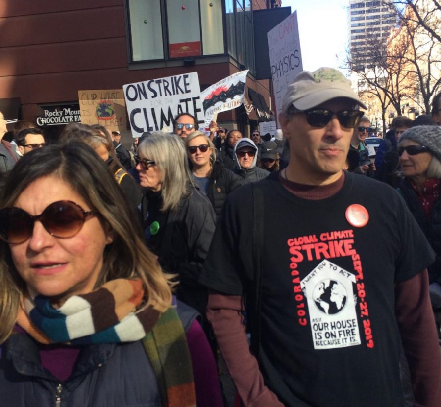 Beginning at 11:00 a.m. at Union Station, the march proceeded through Denvers streets all the way to the Capitol building itself.