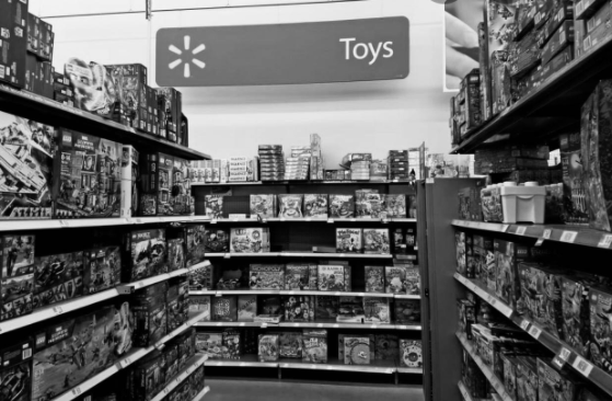 The toy aisle at an Arvada Walmart. Stores like Walmart and Target often get ready for the holiday season as early as the day after Halloween. Stores like them are filled with everything you could want to get or give. Photo courtesy of Bryce Myers.