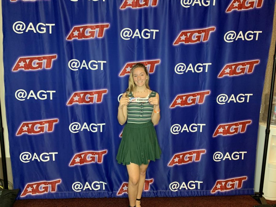 Sophomore Allison Lydic poses before her America's Got Talent audition.