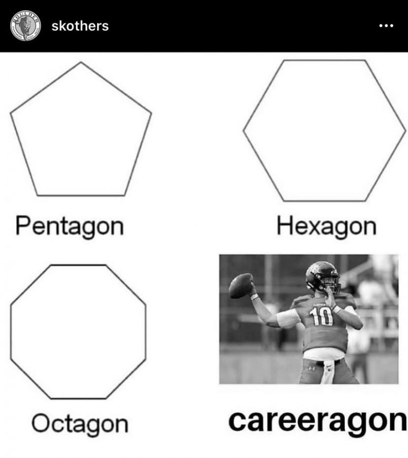 The controversial meme in question, proclaiming Atkinson to be career-a-gon. Via @skothers on Instagram.