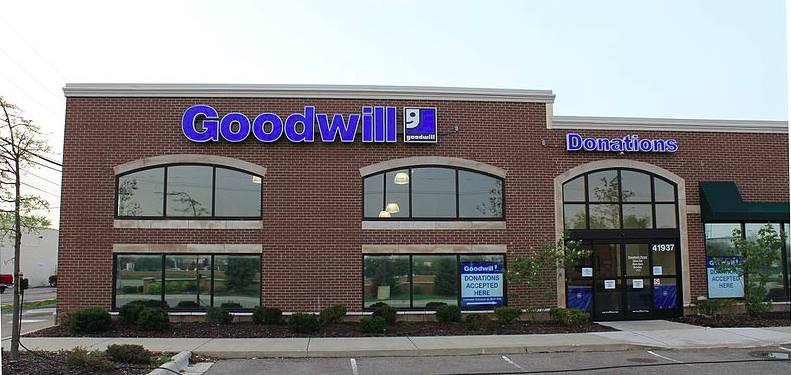 Stores like Goodwill rely on donations in order to provide low-cost clothing. 