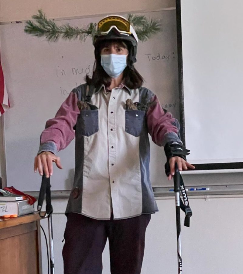Mrs. Cornacchione took a different direction on Wild West day. 