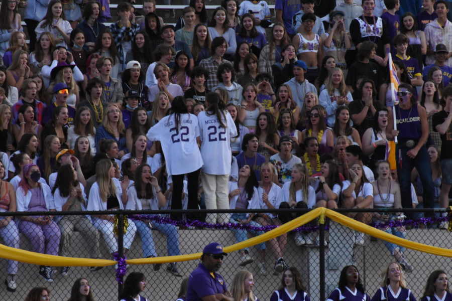 The stands at the homecoming game were tightly packed, making the spread of germs easy.