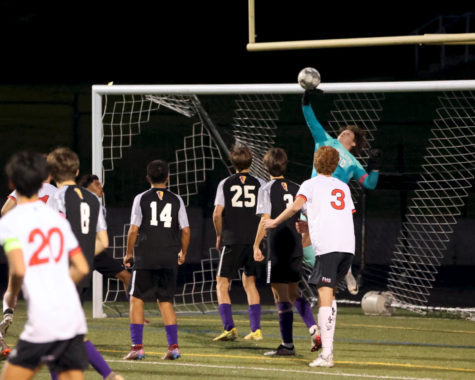 Owen Kalisher 23 adding yet another save to one of his many from throughout the shutout against Fairview.