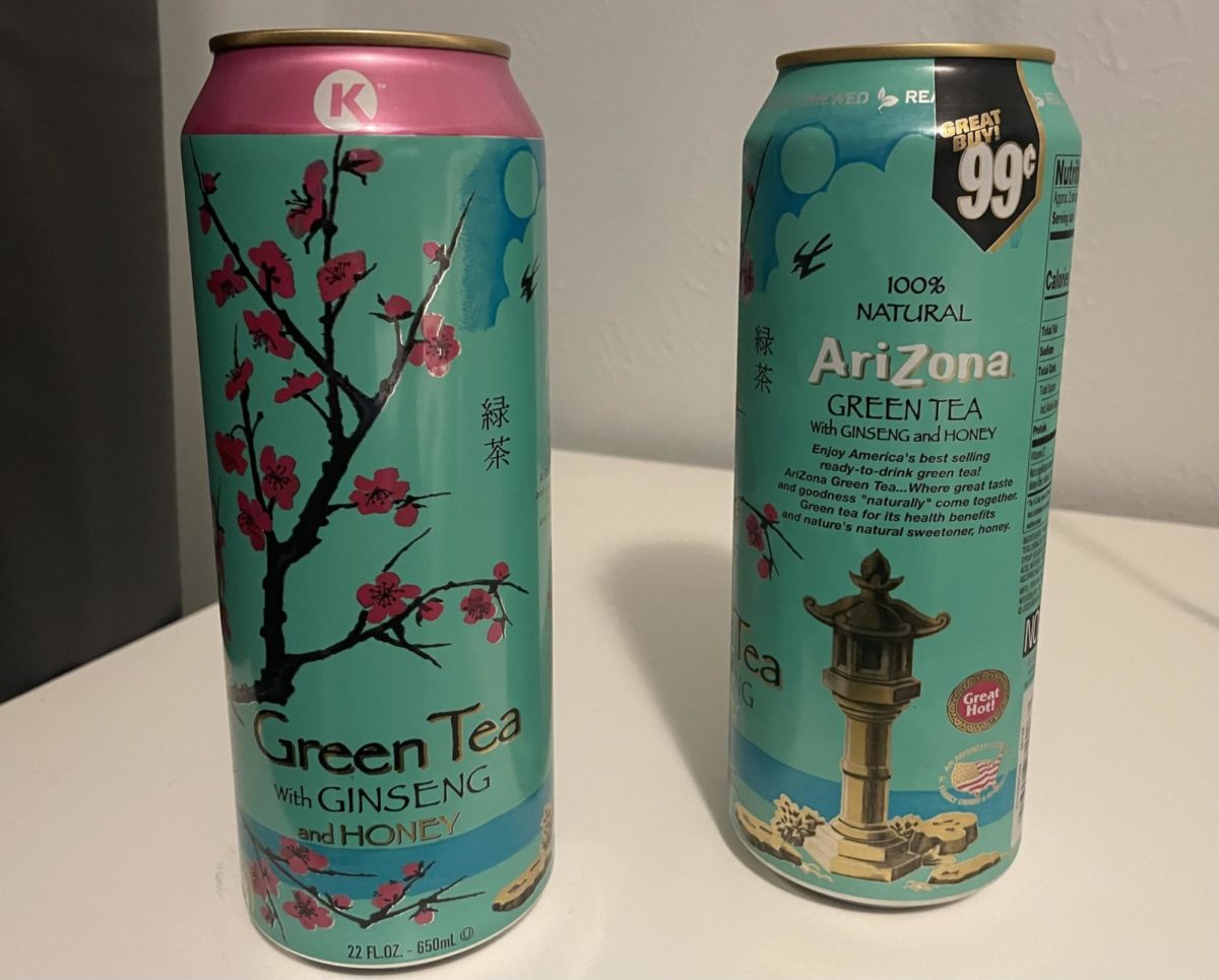Another way Circle K attemps to price gouge its customers is by covering up the iconic 99 cent label on every can of Arizona it sells with its own logo.