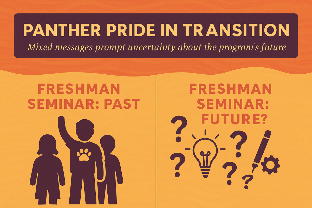 "Freshman Seminar isn't necessarily gone. So I want to be really clear about that. It just has to be different and we just don't know what that looks like yet." says Principal Alana Morales.

Graphic courtesy of ChatGPT AI.
