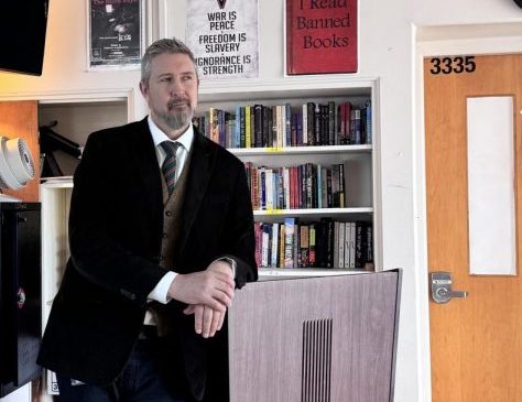 Interestingly, Mr. Wright has been observing bowtie Friday for the last fifteen years ever since one of his students who was a practitioner of bowtie Friday, pinned a bowtie to Mr. Wright's door.