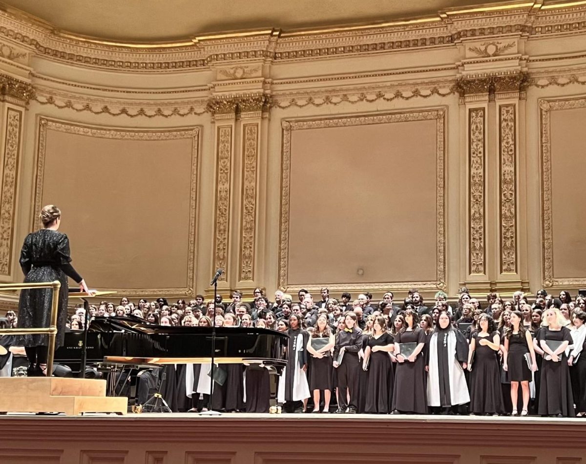 Under Carmichael's leadership, Boulder High Choirs performed in a nationwide combined choir at Carnegie Hall in March of 2024.