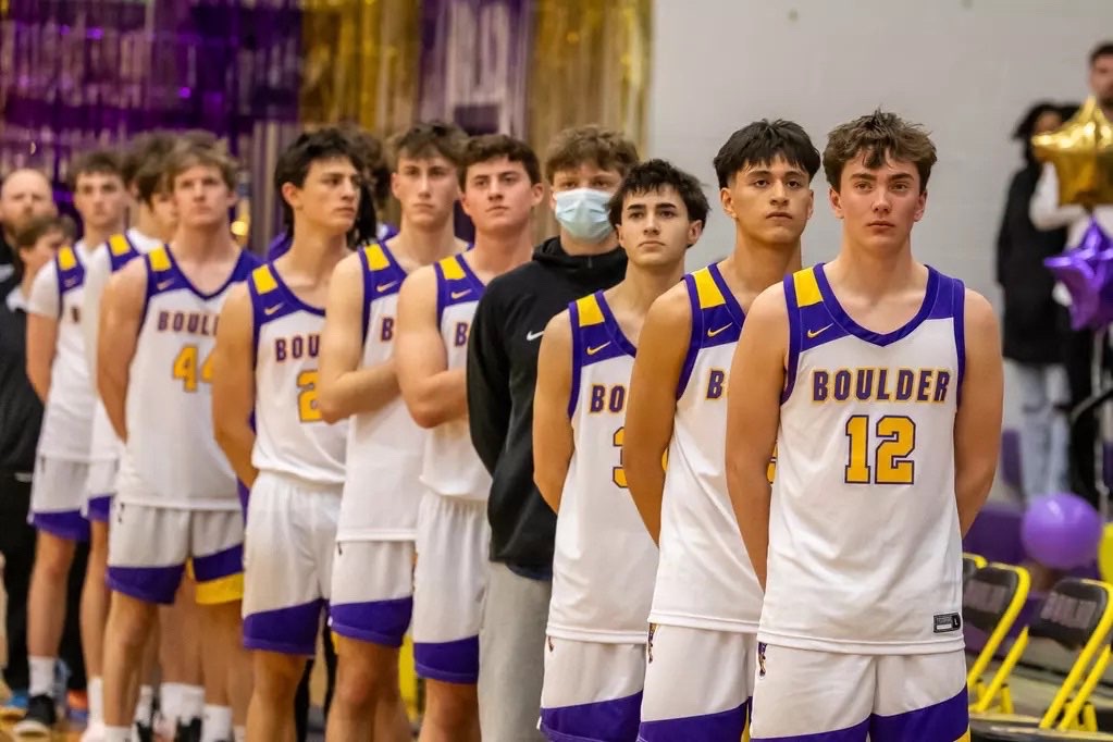 Cole Morrow '25 (front) set the Boulder High single-season scoring record last year, and the Panthers will need to find other players to step up without him this year.