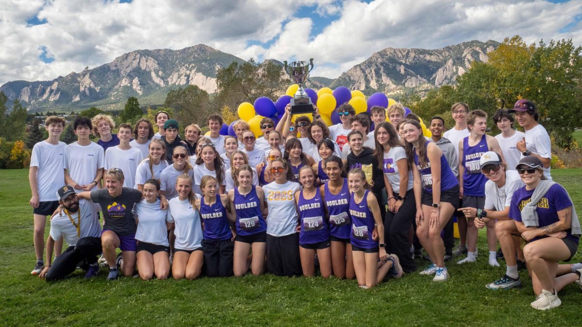 Last year, the Boulder High Track team won the Rocky Mountain League. This year, they are hoping to replicate this performance, and proudly raise the trophy again