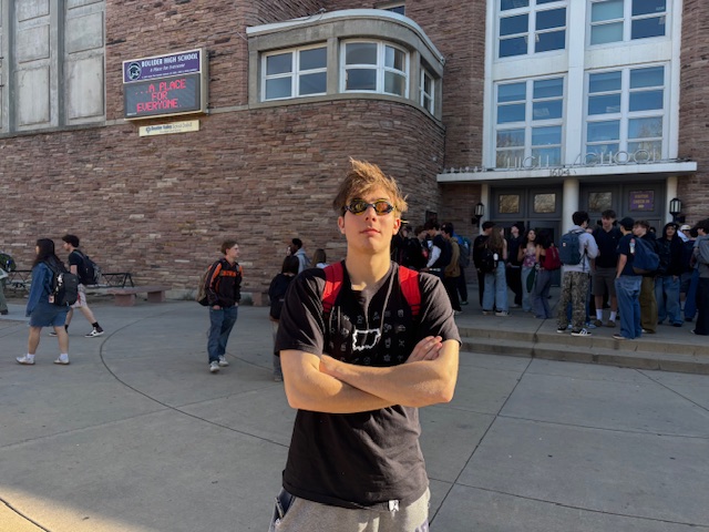 One of the elimination leaders JT Cunningham, '26,  cannot be found without his trusted swim goggles