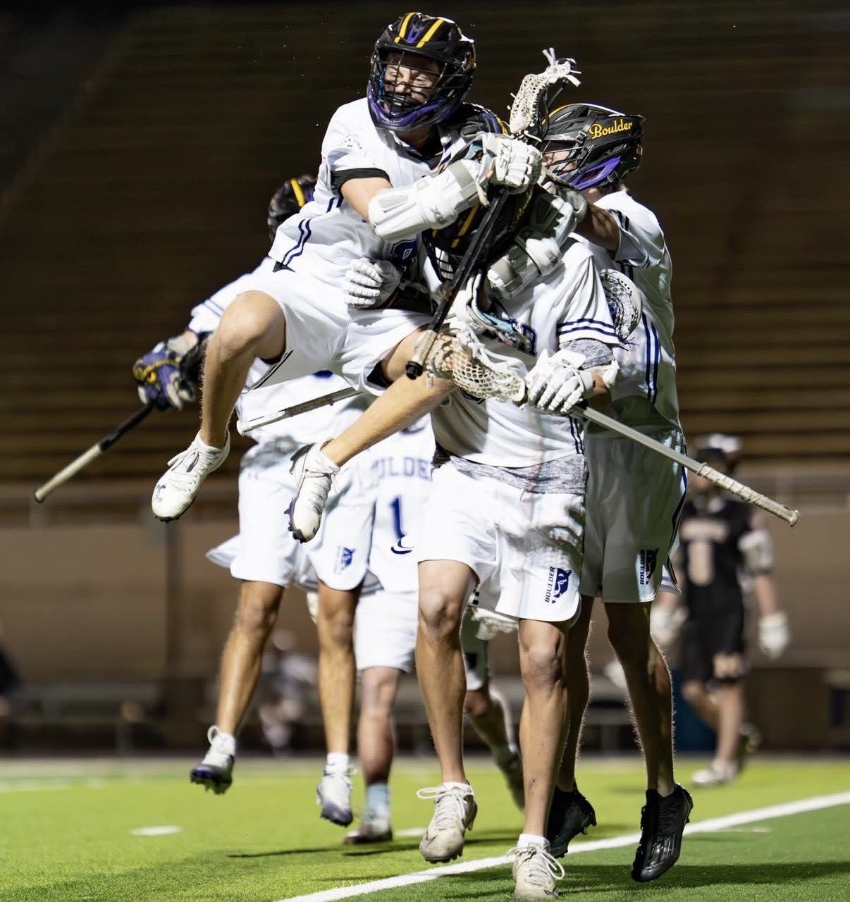 The team's positive culture is evident every time they celebrate a goal. They come together to cheer each other on, no matter the score.