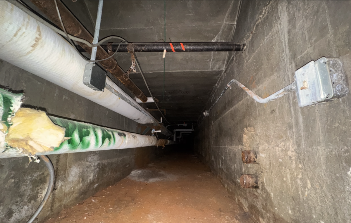 Boulder High's basement holds a network of service corridors and locked doors spots alumni accounts describe as tunnel entrances, though all stand sealed today.