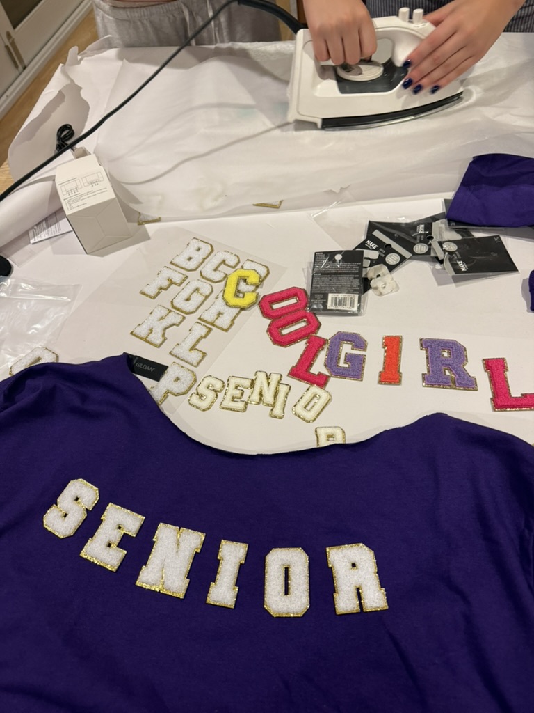 Many people decorated shirts and sweatpants for senior sunrise, sporting nicknames and senior attire to show off their age!
