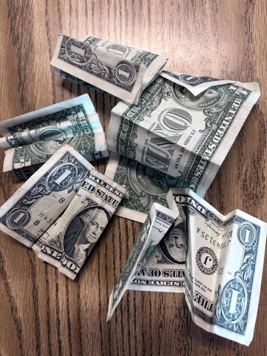 Students who carry cash sometimes just have change.